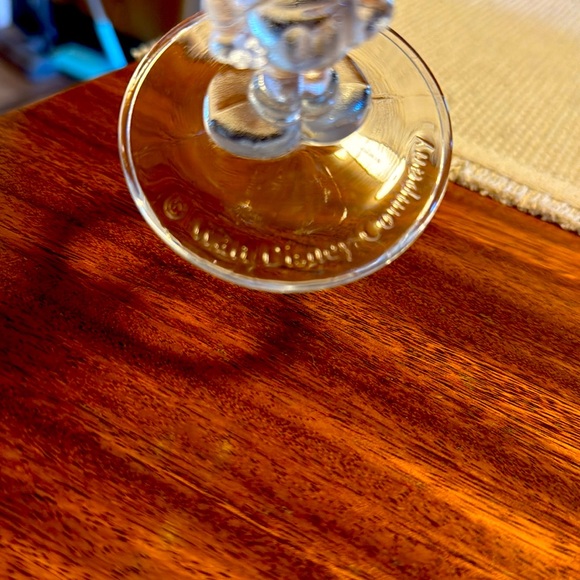 Vintage collectible Mickey and Minnie figural glass pair - Picture 5 of 5